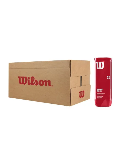 Cajon 24 Botes Wilson Padel X3 Ball | Ofertas de pádel